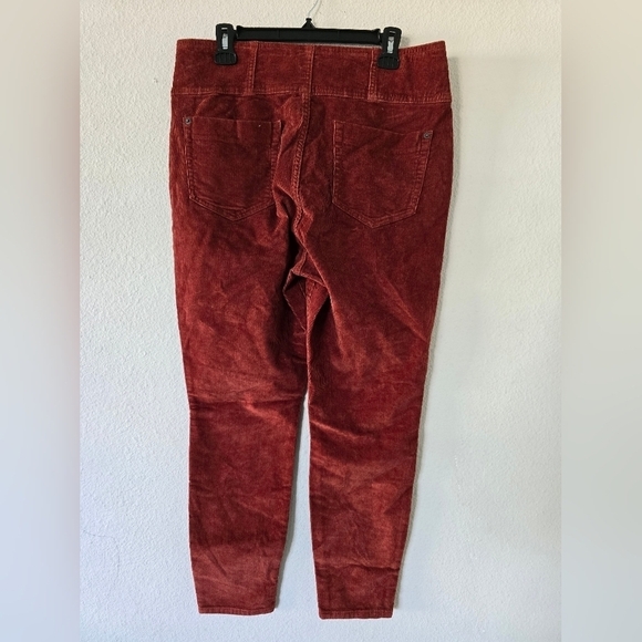 No Boundaries Corduroy Pants Womens 34×31 High Rise Sculpting Skinny Button Fly - Picture 6 of 10